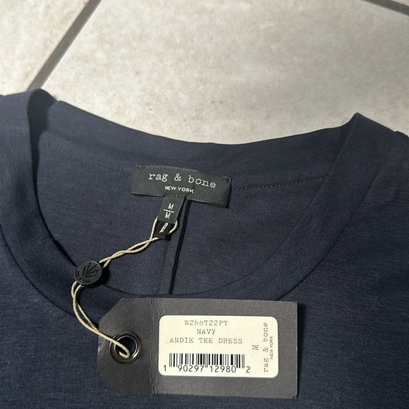 NWT Rag & Bone Andie Tee Short-sleeve Jersey Wrap Dress - Picture 6 of 12